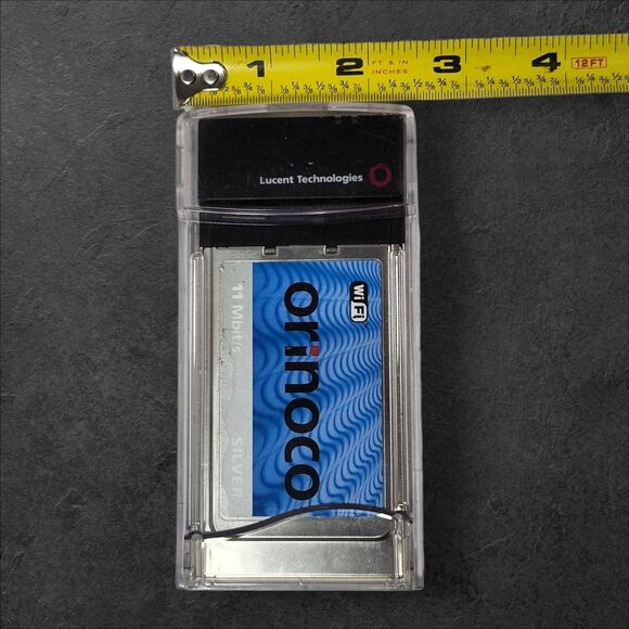 Lucent Orinoco Silver PC24E-H-FC Wi-Fi PCMCIA Card Vintage Wireless 802.11b - Picture 6 of 6
